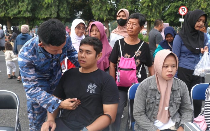 Bakti kesehatan teritorial prima Lanud J.B Soedirman, Minggu (21/9)