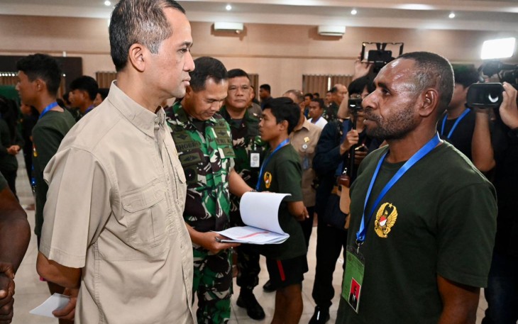 300 Transmigran Siap Ditempa Karakternya Dalam Latihan Komponen Cadangan
