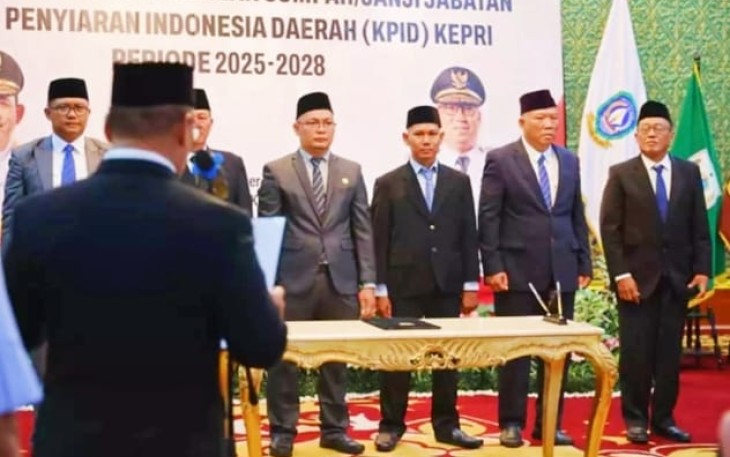 Pelantikan KPID Kepri 2025-2028 