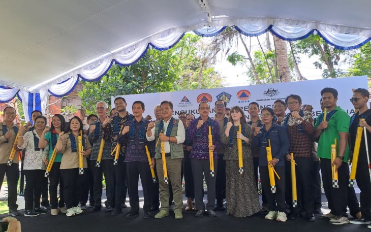 Pengukuhan dan peluncuran Unit Layanan Disabilitas Provinsi Bali yang diikuti dengan diskusi interaktif dan pameran, yang berlangsung di Kantor BPBD Provinsi Bali pada Jumat (24/10). Kegiatan dihadiri Plt. Deputi Bidang Pencegahan BNPB dan perwakilan dari Bappenas, Pemerintah Provinsi Bali, Konjen dan Kedutaan Besar Australia, BPBD se-Provinsi Bali.