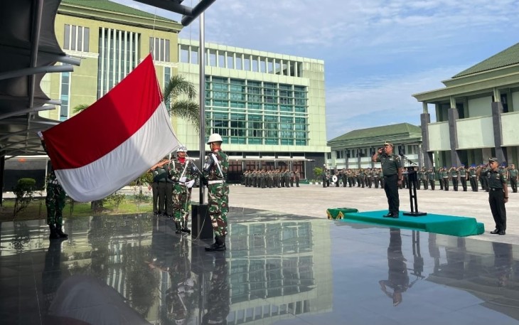 Peringatan hari Sumpah Pemuda Ke-97 di Kodam XIX/TT, Selasa (28/10)