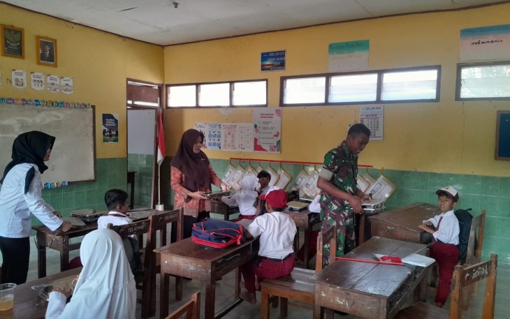 Program MBG siswa wilayah desa binaan 