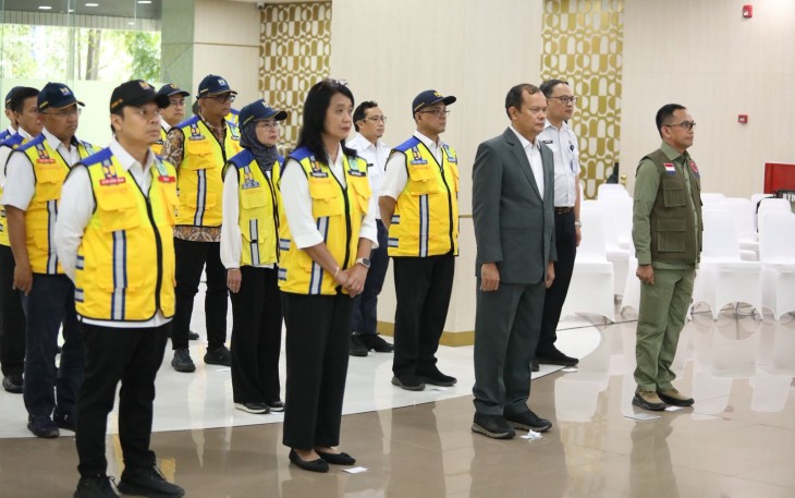 BNPB Hadiri Apel Siaga Bencana Kementerian Pekerjaan Umum