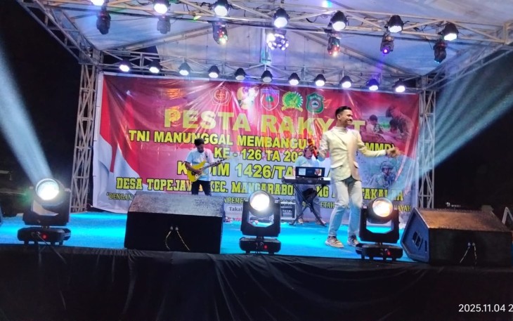 Pesta rakyat TMMD ke 126 Kodim Takalar 