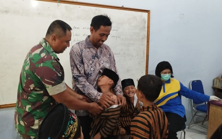 Sertu Purwanto pendampingan BIAS di wilayah desa binaan 