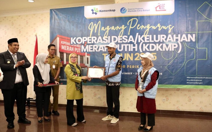 Wamenkop Farida Farichah di Maros, Sulawesi Selatan, Senin (24/11/2025)
