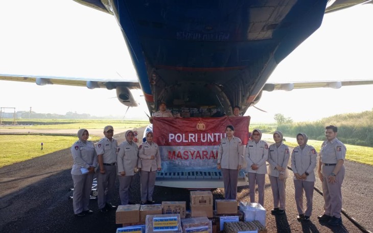 Polri Persilakan Masyarakat Menyalurkan Bantuan Logistik melalui Posko Pondok Cabe