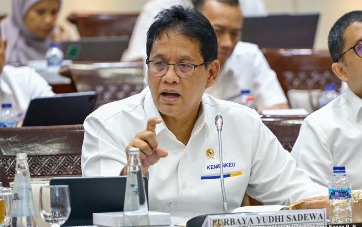 Menteri Keuangan (Menkeu) Purbaya Yudhi Sadewa dan Kepala BP BUMN di Jakarta, Senin (8/12)