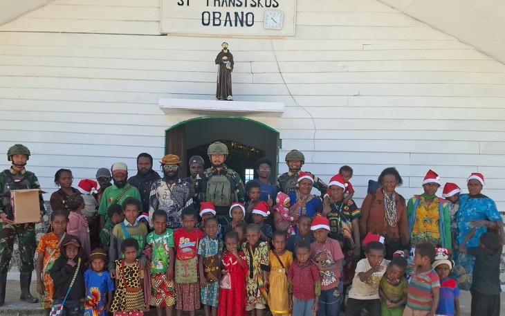 Prajurit Marinir TNI AL Gelar Karya Bakti 
