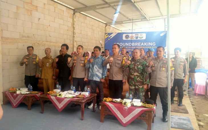 Groundbreaking SPPG Polri di Wilayah Pacitan