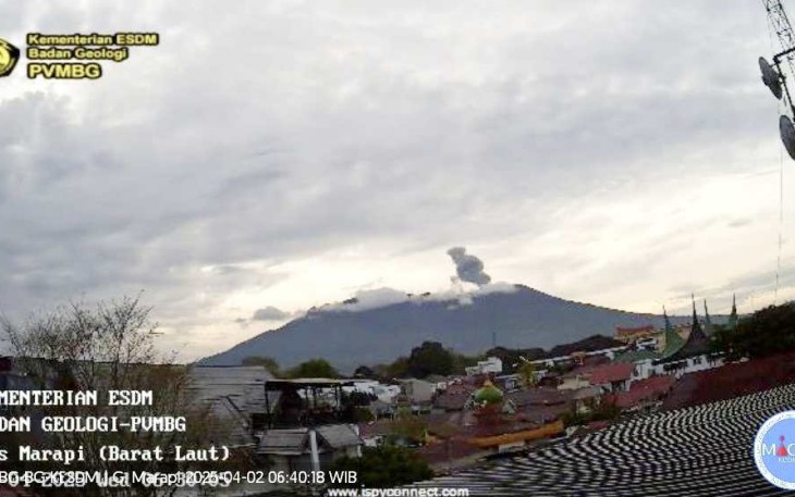 Erupsi Gunung Marapi Sumatera Barat 
