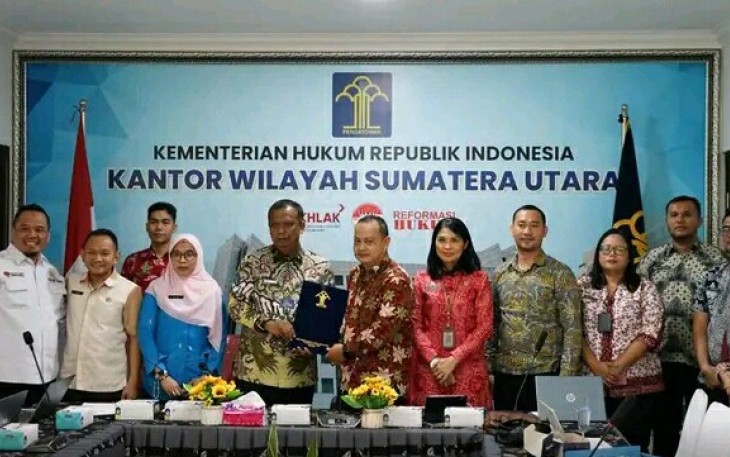 Kanwil Kementerian Hukum Rapat Harmonisasi Peraturan Gubernur.