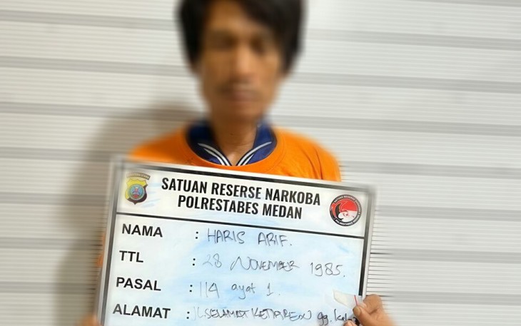 Diduga Pelaku Pengedar Narkotikan di Kec.Medan Tembung