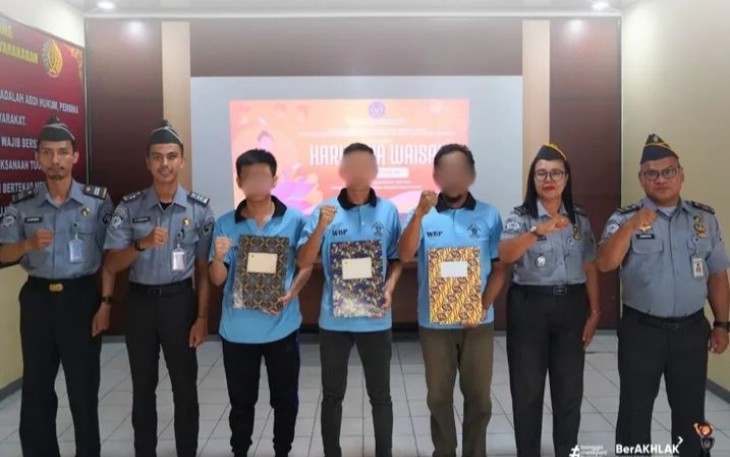 Rutan Pangkalan Brandan Berikan Remisi di Hari Raya Waisak Tahun 2025.