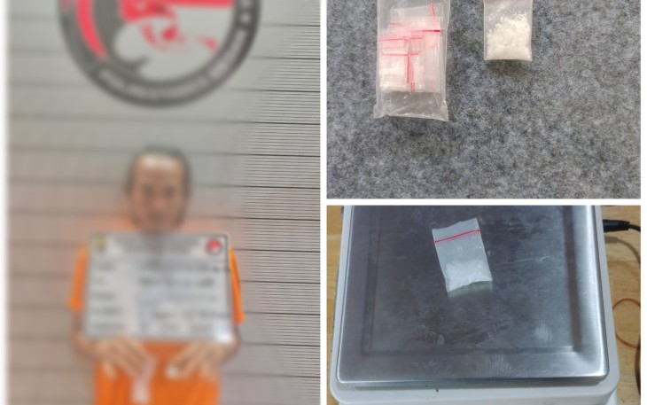 Diduga Pelaku Pengedar Narkoba Ditangkap Petugas Polrestabes Medan.