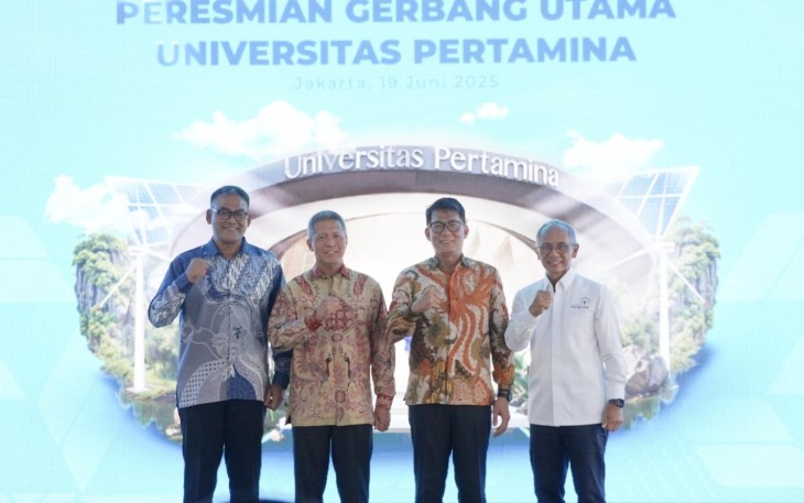 Peresmian gedung baru Universitas Pertamina 