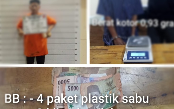 Diduga Pelaku Pengedar Narkoba Ditangkap Polisi.