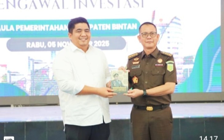 Puspenkum Kejaksaan Agung (Kejagung) RI melalui Kepala Bidang Penerangan dan Penyuluhan Hukum menggelar Penerangan Hukum dengan tema 'Peran Kejaksaan dalam Mengawal Investasi', Rabu (05/11) di Aula Bandar Seri Bentan