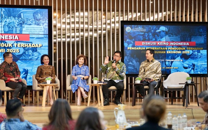 Wakil Menteri Transmigrasi Viva Yoga Mauladi Jadi narasumber ‘Outlook Ekonomi 2025’ yang bertema ‘Prospek Ekonomi Indonesia Tahun 2025 Tantangan dan Peluang’ yang digelar oleh Kamar Entrepreneur Indonesia (KEIND), Jakarta (22/2/2025)