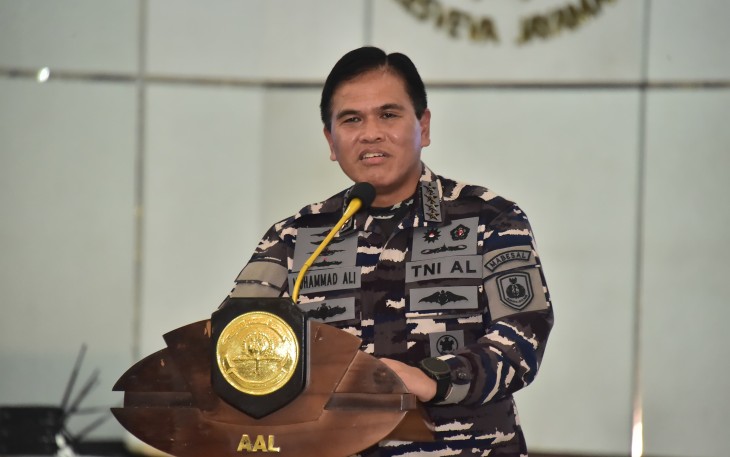 Kepala Staf TNI Angkatan Laut (Kasal) Laksamana TNI Dr. Muhammad Ali 