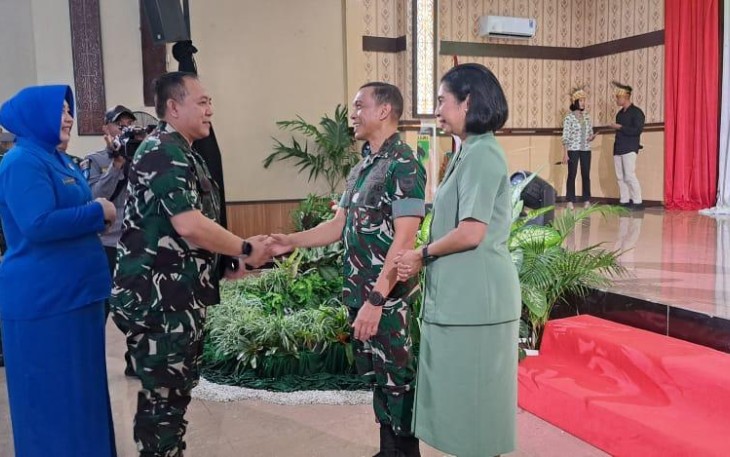 Koarmada III Hadiri Penyambutan Pangdam XVIIIKasuari