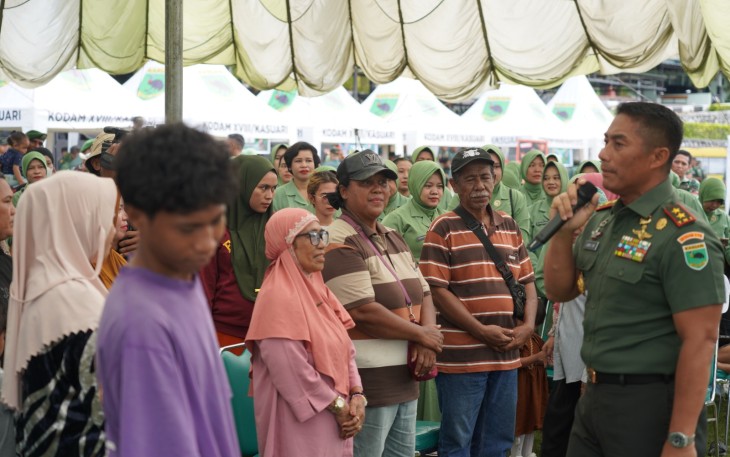 Kodam Kasuari Bersama Komponen Anak Bangsa Siap Mengawal Masyarakat yang Sejahtera
