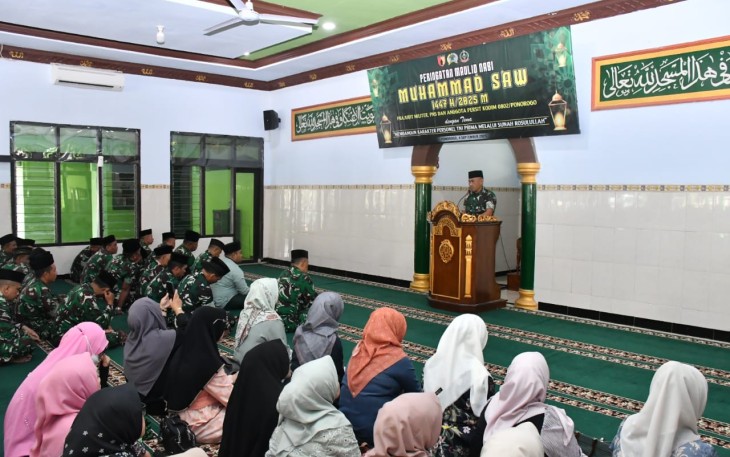 Kodim Ponorogo Peringati Maulid Nabi Muhammad SAW Tahun 1447 H/2025 M
