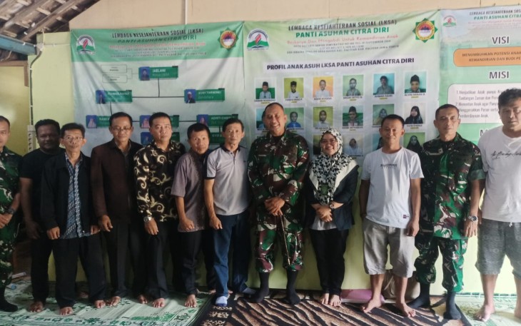 Dandim 0801/Pacitan Bersama Kasiter Korem 081/DSJ Tinjau Sasaran Karya Bakti