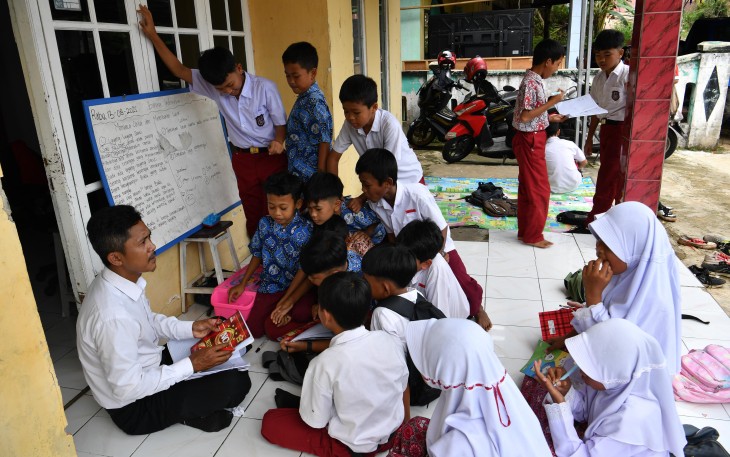 Ratusan Siswa di Leuwibatu
