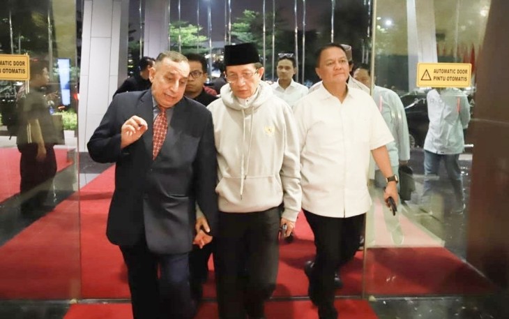 Menteri Agama Nasaruddin Umar bertolak ke Madinah, Arab Saudi, pada Minggu (27/4/2025) dini hari.