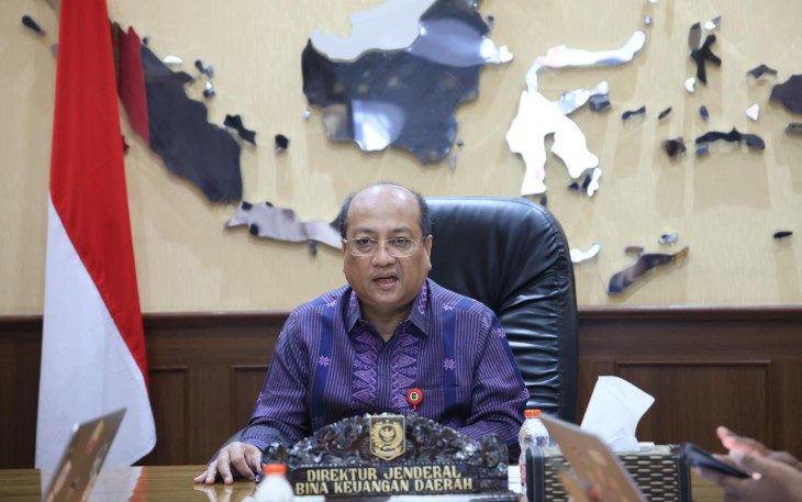 Pelaksana Harian (Plh.) Direktur Jenderal (Dirjen) Bina Keuda Kemendagri Horas Maurits Panjaitan