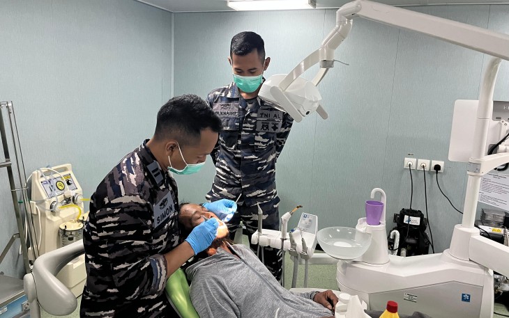 TNI AL Gelar Baksos dan Kesehatan untuk Masyarakat