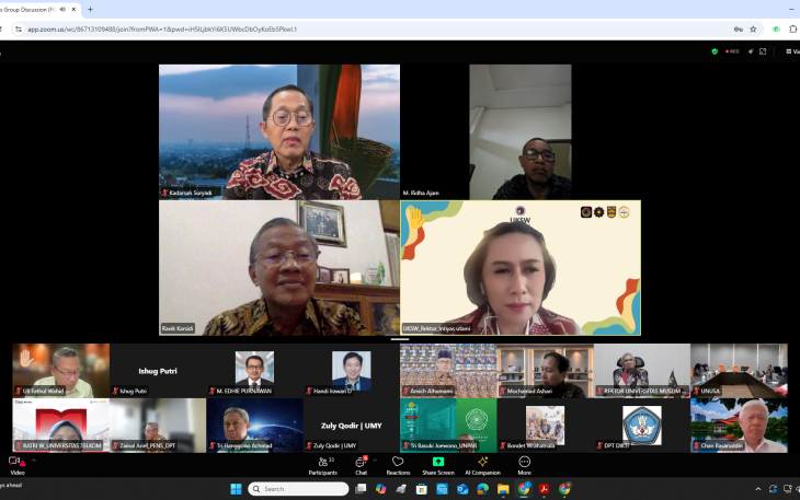 Rektor Intiyas menghadiri Focus Group Discussion (FGD) bertajuk “Tantangan dan Pengembangan Tata Kelola PTS” yang diselenggarakan Kementerian Pendidikan Tinggi, Sains, dan Teknologi (Kemdiktisaintek). 