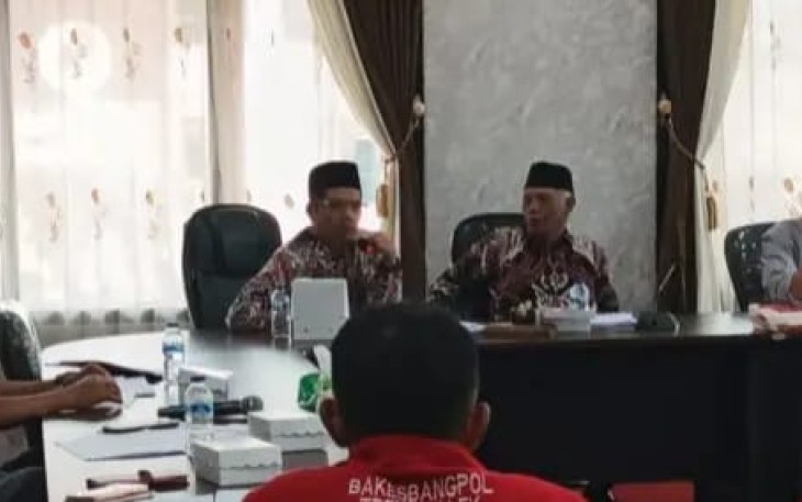 Suasana rapat Komisi I DPRD Trenggalek, bersama OPD mitra