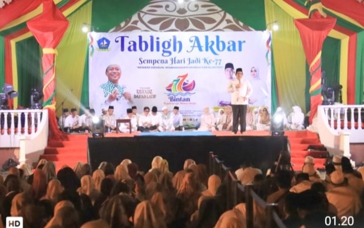 Tabligh Akbar Hari Jadi Ke-77 Kabupaten Bintan