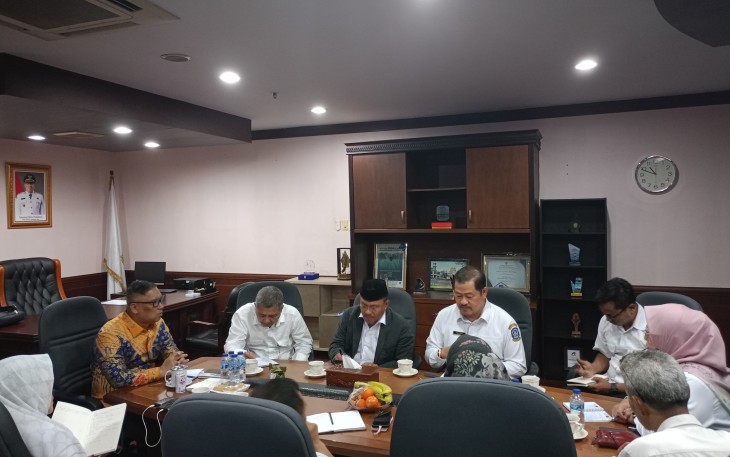 Wagub Nyanyang saat Terima Audiensi PT. Pelabuhan Kepri