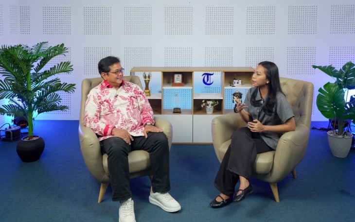 Wakil Menteri Transmigrasi Viva Yoga Mauladi saat menjadi tamu dalam program ‘Wawancara Eksklusif  Tribunnews’, Palmerah, Jakarta, 27/8/2025.