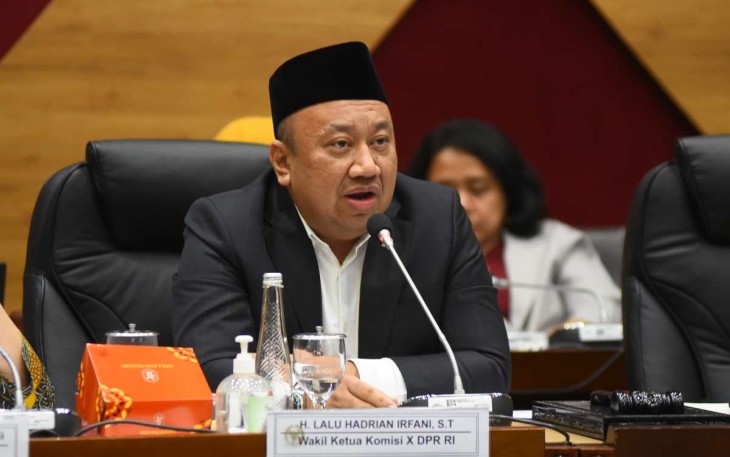 Wakil Ketua Komisi X DPR RI Lalu Hadrian Irfani