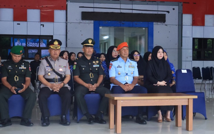 Kadispotdirga Lanud Sultan Hasanuddin Hadiri Upacara Hari Lahir Pancasila di Kabupaten Maros