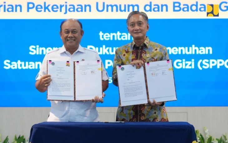 Penandatanganan MoU dan PKS Kementerian PU dan Badan Gizi Nasional