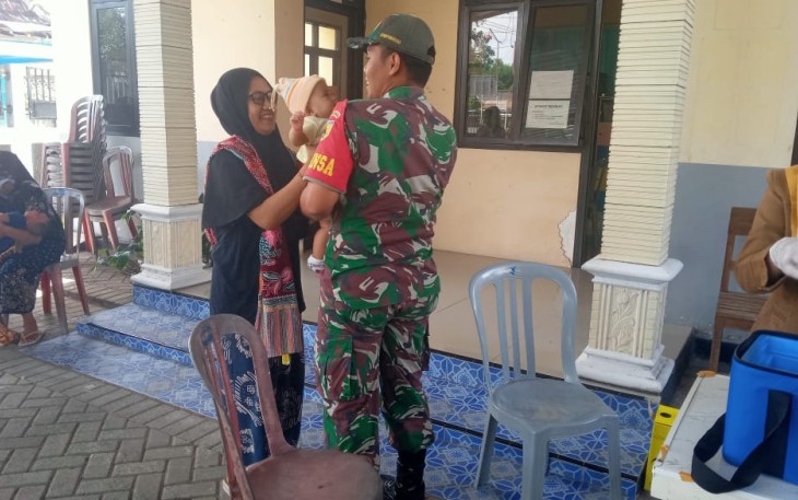 Babinsa Kodim Ponorogo Pendampingan Posyandu ILP 
