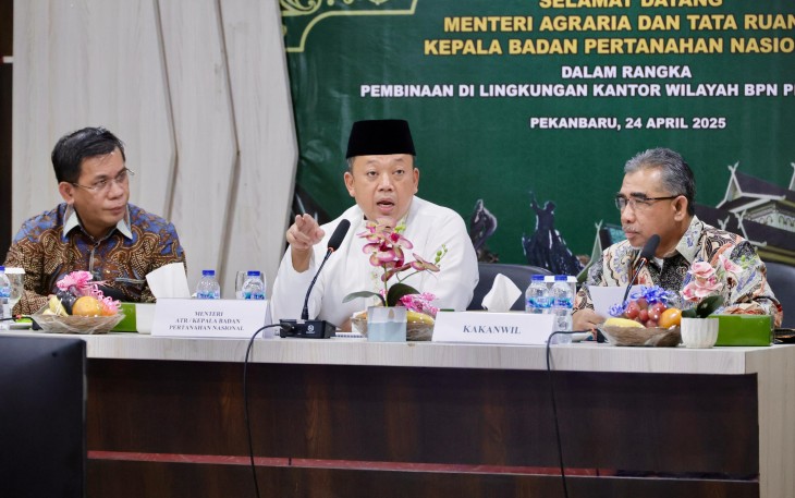 Menteri Agraria dan Tata Ruang/Kepala Badan Pertanahan Nasional (ATR/BPN), Nusron Wahid