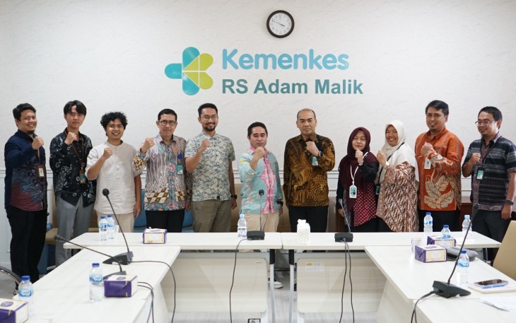Stranas PK Tinjau Implementasi Rekam Medis Elektronik di RS Adam Malik
