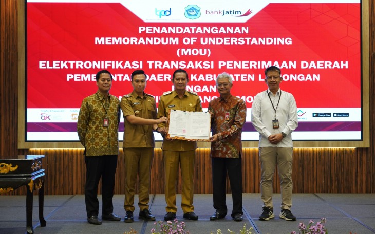 Bank Jatim dan Pemkab Lamongan Sinergitas ETPD dan Salurkan CSR