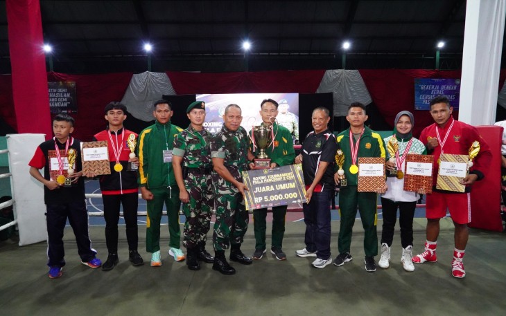 Gelaran Boxing Tournament Piala Pangdivif 2 Kostrad Sukses di Tutup 