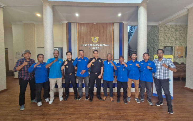 PWI Aceh Tamiang Jalin Sinergi dengan Bea Cukai Langsa dalam Pengawasan Barang Ilegal