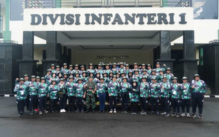 Divif 1 Kostrad dan Kementerian Lingkungan Hidup Gelar Pembekalan Pemimpin Bermental Tangguh