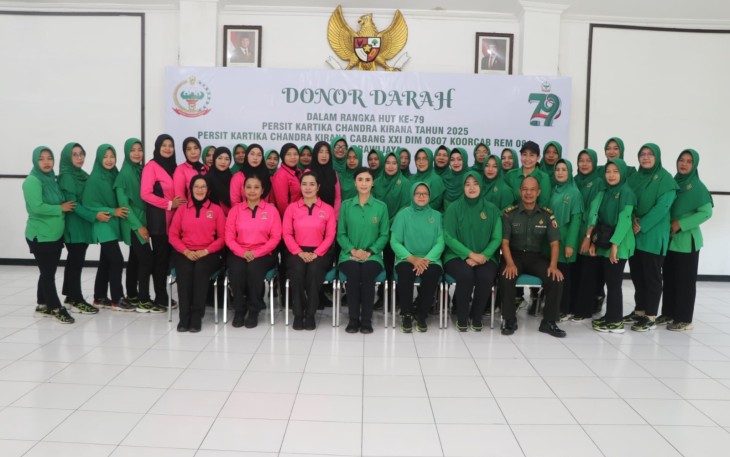 Kodim Tulungagung Gelar Baksos Donor Darah