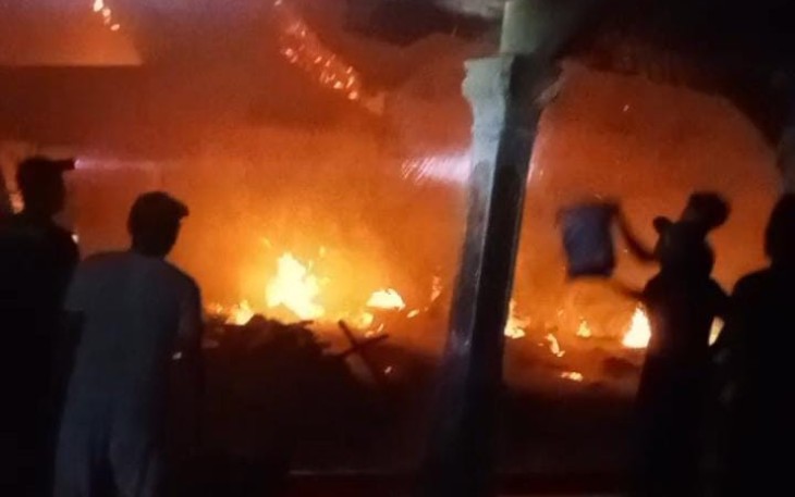 Tiga Rumah di Singkil Terbakar