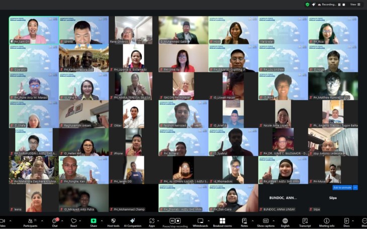 Forum lintas agama virtual untuk membahas kepemimpinan etis berdasarkan ajaran kitab suci. Forum ini diselenggarakan bersama oleh Heavenly Culture, World Peace, Restoration of Light (HWPL) Filipina dan International Peace Youth Group (IPYG) Indonesia.